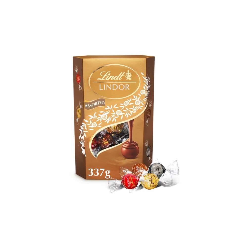 (Pack Of 1) Lindt Lindor Assorted Chocolate Carton 337G