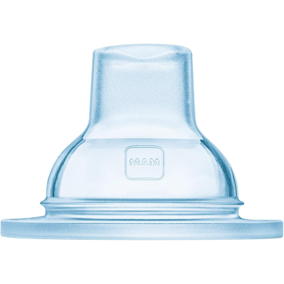 (MAM Extra Soft Bottle Spouts, Suitable for 4+ Months, MAM Bottle Teats with SkinSoft Silicone, Fits all MAM Baby Bottles) MAM Teats Size 2 Suitable f