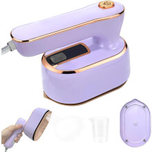 Travel Iron, 1000w Handheld Mini Steam Iron Travel Steam Iron Portable Ironing Machine, 2 in 1 Foldable Steam Iron, 20 Seconds Fast Heating