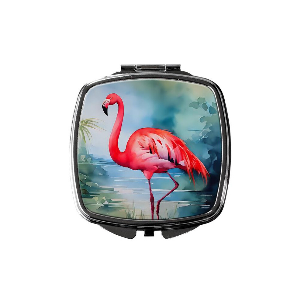 Carolines Treasures Dac2861scm 3 X 2.75 In. Flamingo Compact Mirror