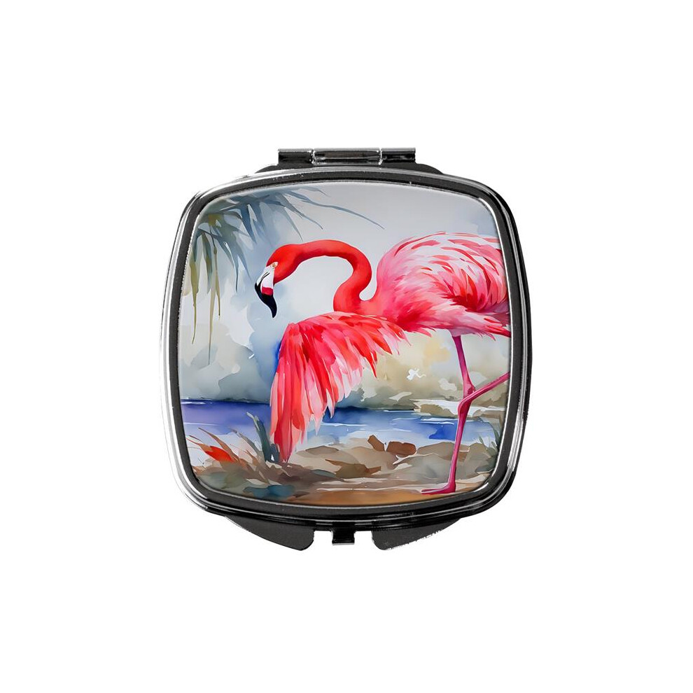 Carolines Treasures Dac2864scm 3 X 2.75 In. Flamingo Compact Mirror