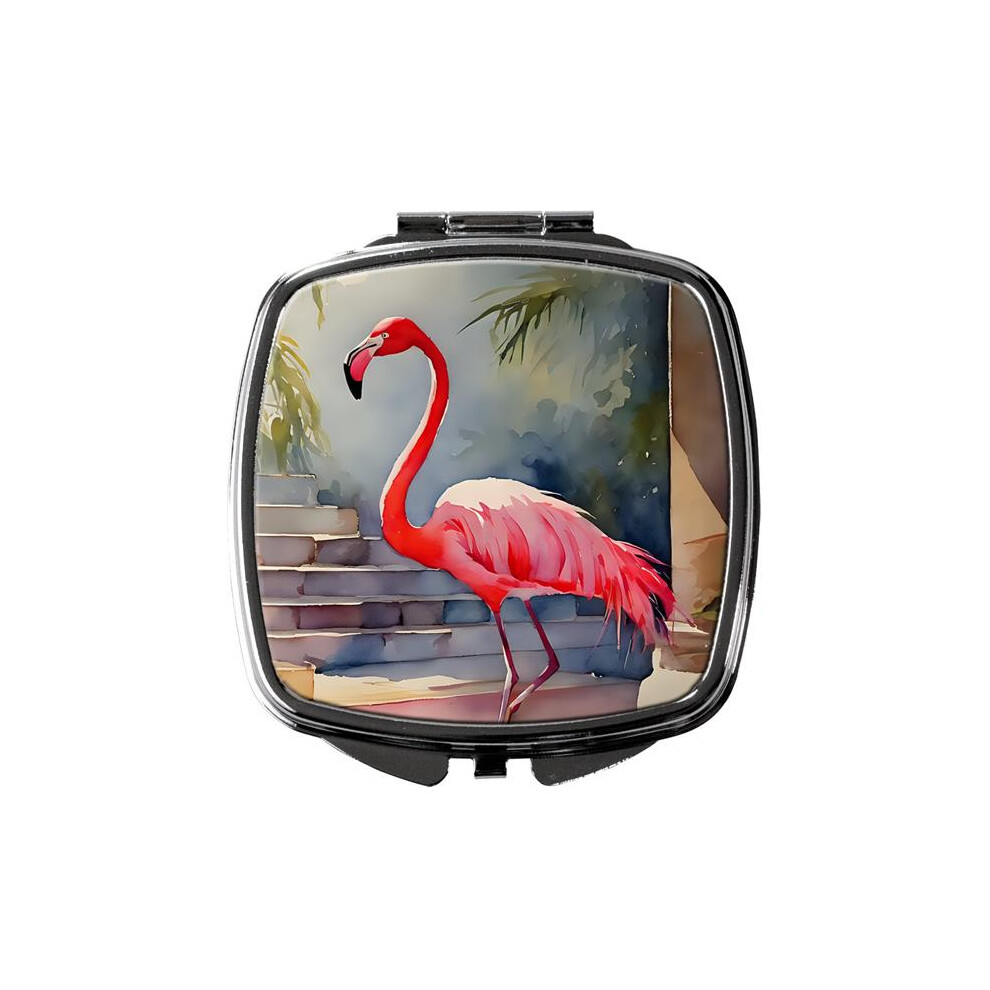Carolines Treasures Dac2862scm 3 X 2.75 In. Flamingo Compact Mirror