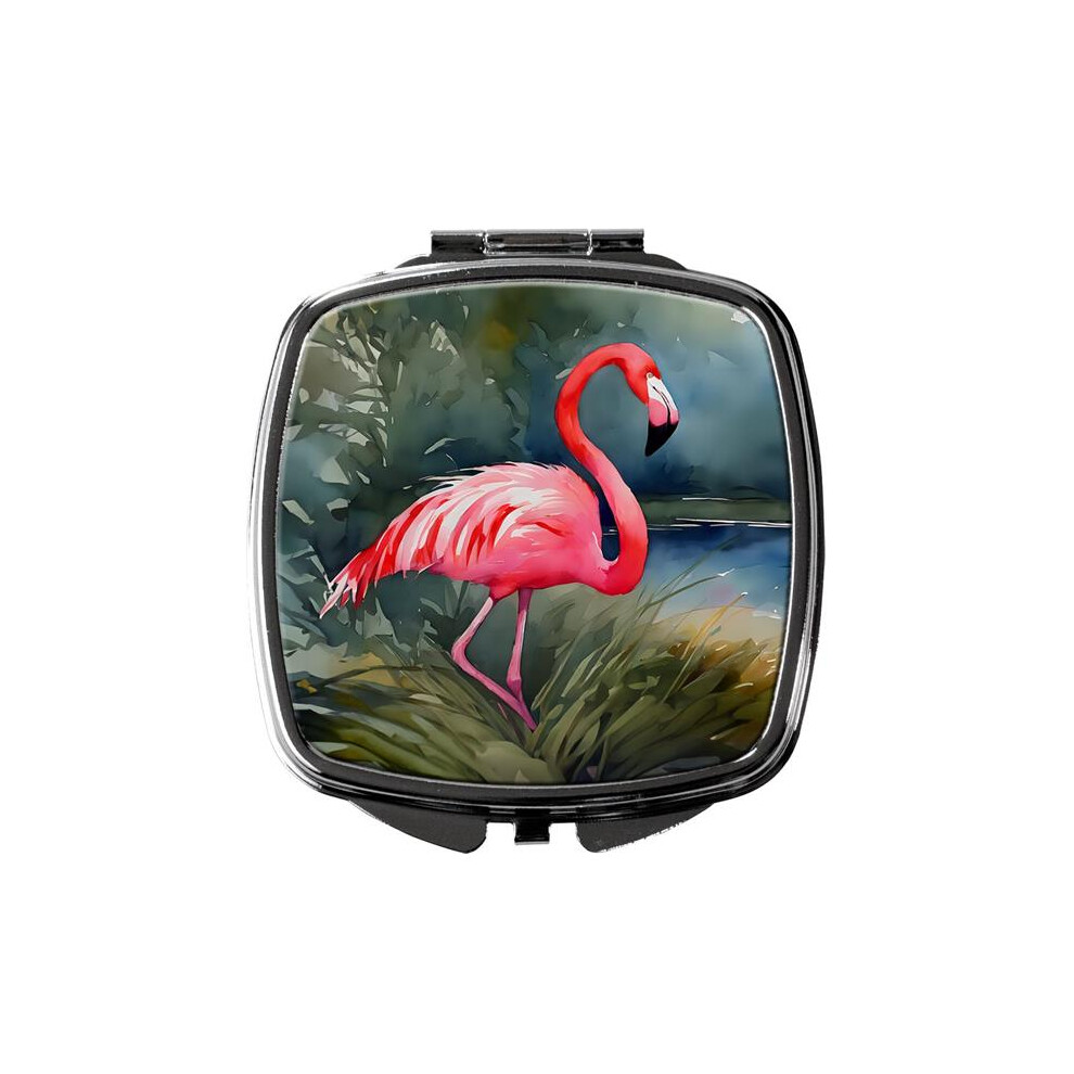 Carolines Treasures Dac2863scm 3 X 2.75 In. Flamingo Compact Mirror