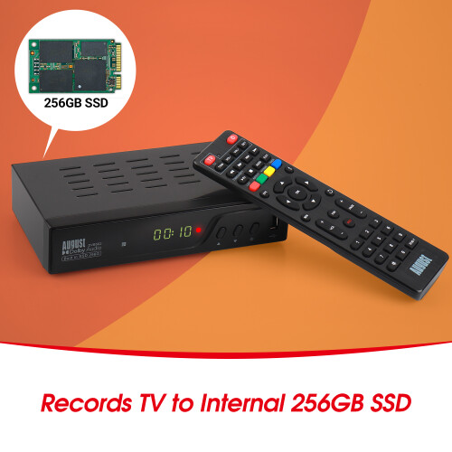 Freeview TV Recording Box Internal SSD Storage Aug DVB502 2
