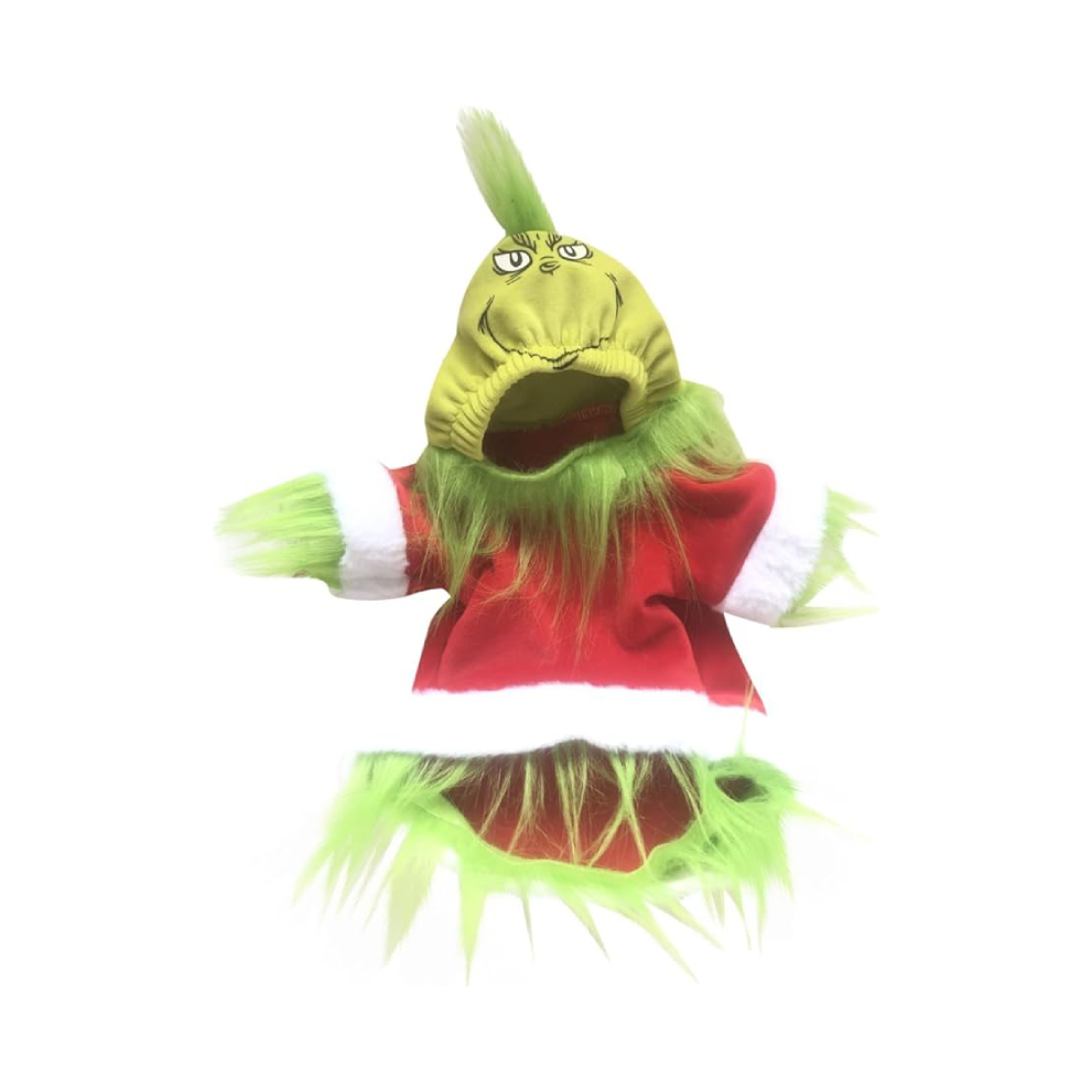 (M) Grinch The Christmas Pet Dog Costume Winter Warm Coat Comfortable Hoodie Gift