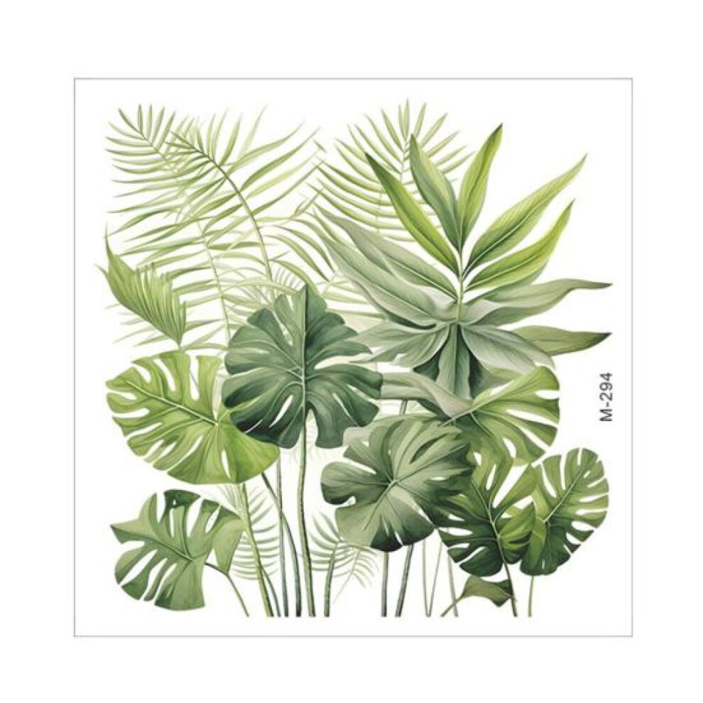 Lid Sticker Strong Stickiness Waterproof Removable Easy-peel Plant Leaves Toilet Lid Decal