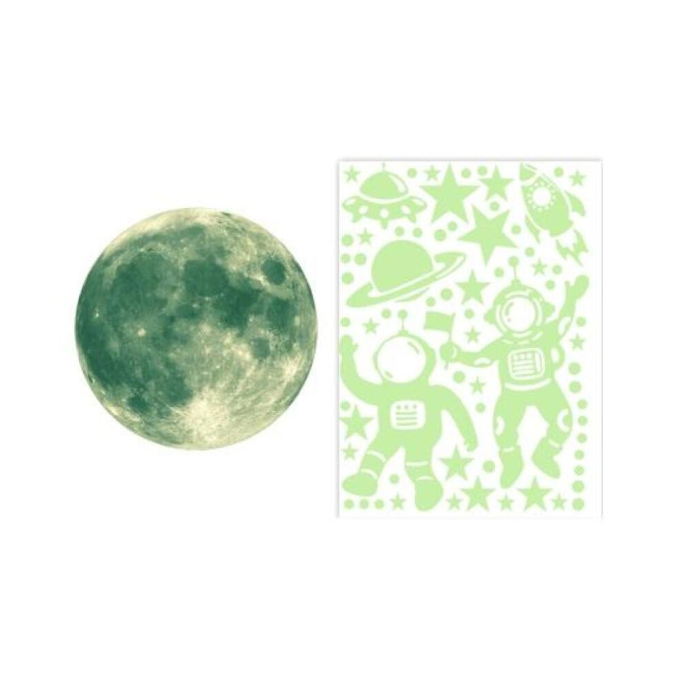 Attractive Wall Decals Useful Lightweight DIY Luminous Astronauts Stickers