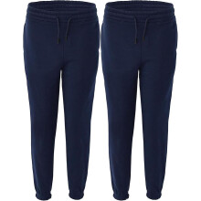 (2 Pack Navy, 7-8 Years) Panzy Childrens/Kids Unisex Jog Pants / Jogging Bottoms