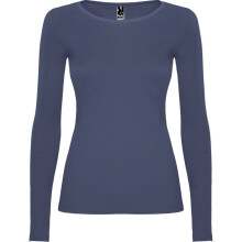 (L, Blue Denim) Roly Womens/Ladies Extreme Long-Sleeved T-Shirt