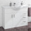 Dyon 1050mm Floor Standing 2 Door Basin Vanity Unit White 1