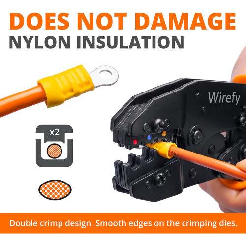 Wirefy Crimping Tool For Insulated Electrical Connectors - 2