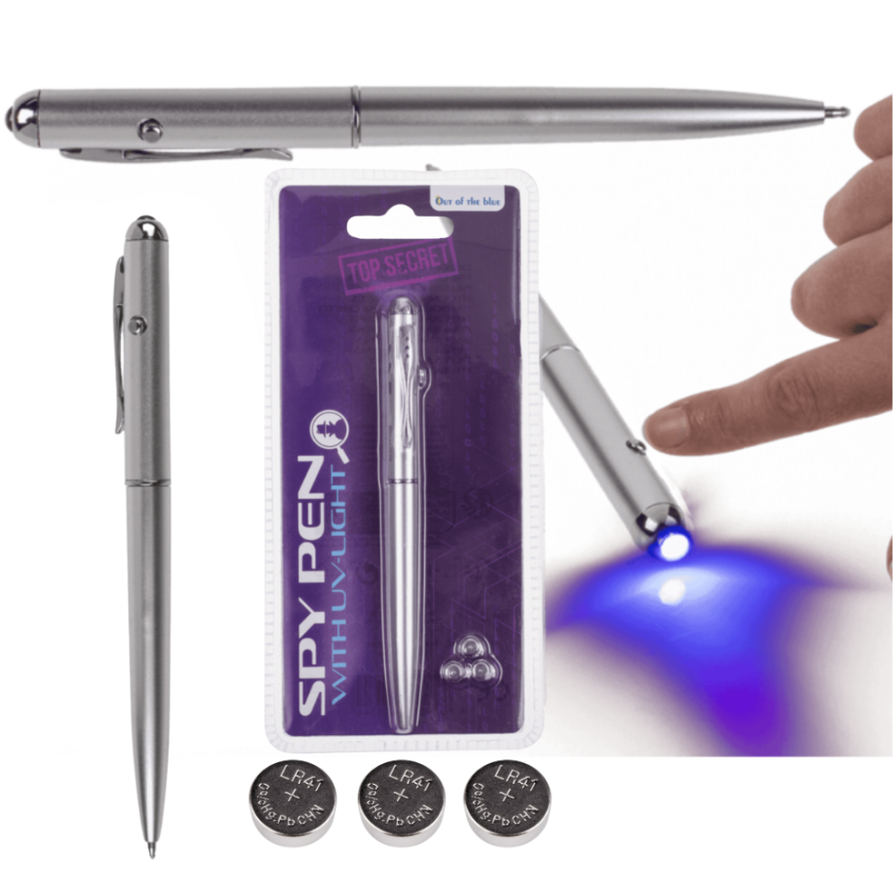 Lnd Gifts Spy Invisible Ink Pen Uv Magic Secret Message Stocking Fillers Light