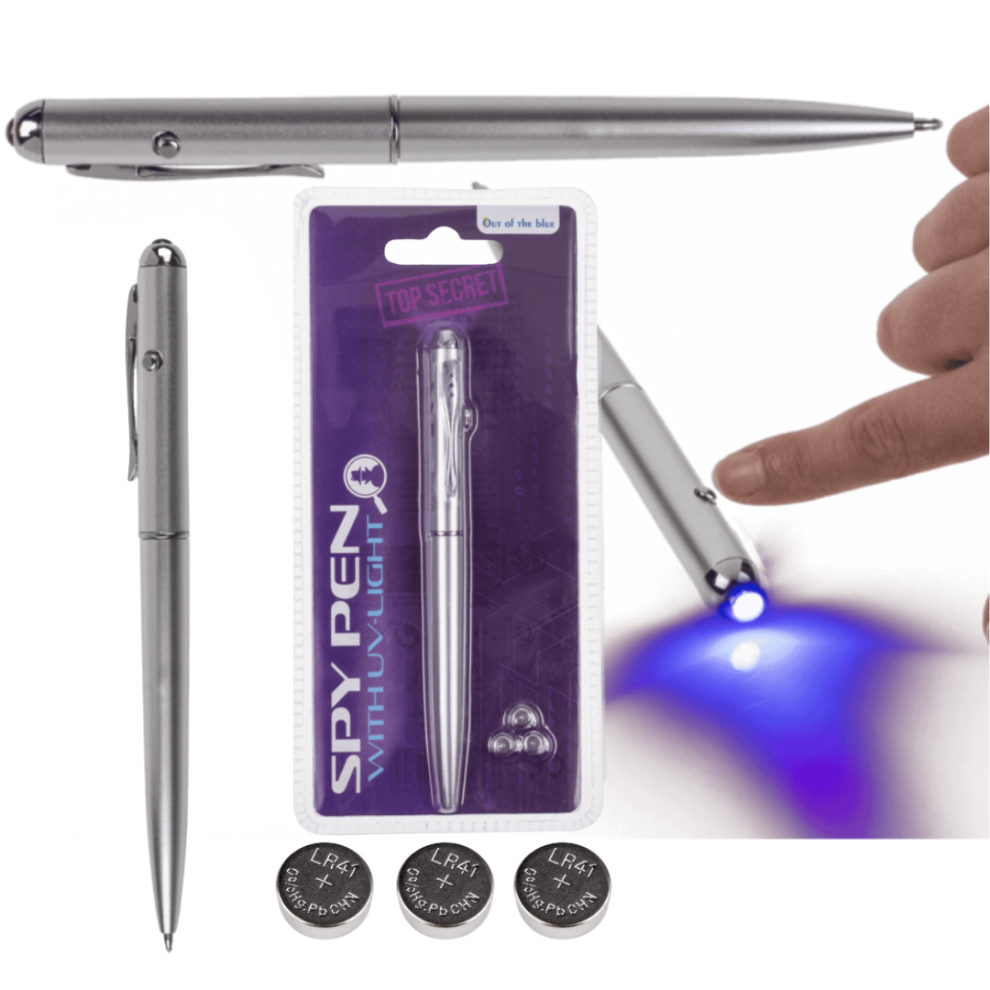 Spy Invisible Ink Pen UV Light Magic Secret Message Stocking Fillers