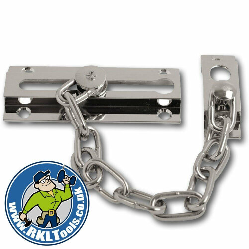 Door Security Chain - Zinc Plated Finish - 100mm