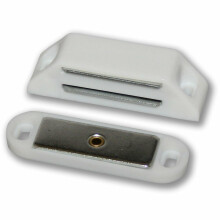 Heavy Duty White Magnetic Catch Large- Holds Up to 8kg (Pack of 1)