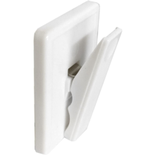 Bulk Hardware Bill - Ticket Clips Self Adhesive 48 X 32Mm White 10 Clips