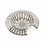 2 X Small Chrome Plated Sink Strainer Filter Hair Trap 1