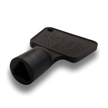Gas Meter Box Key Triangular Black Durable Plastic - Pack of 1