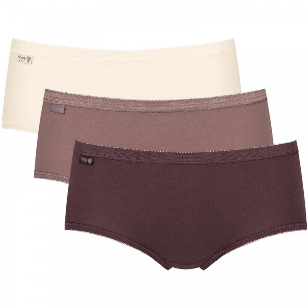 (18) Holiday Edition 3 Pack Midi Brief, Brown/Light Combination