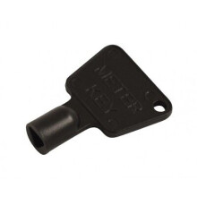 Meter box Key Black Plastic Pack Of 100