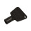 Meter box Key Black Plastic Pack Of 100 1