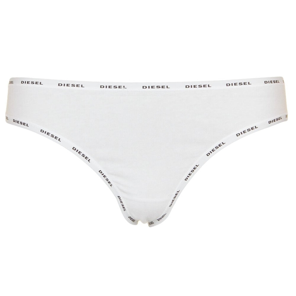 (M) STARS Thong, White