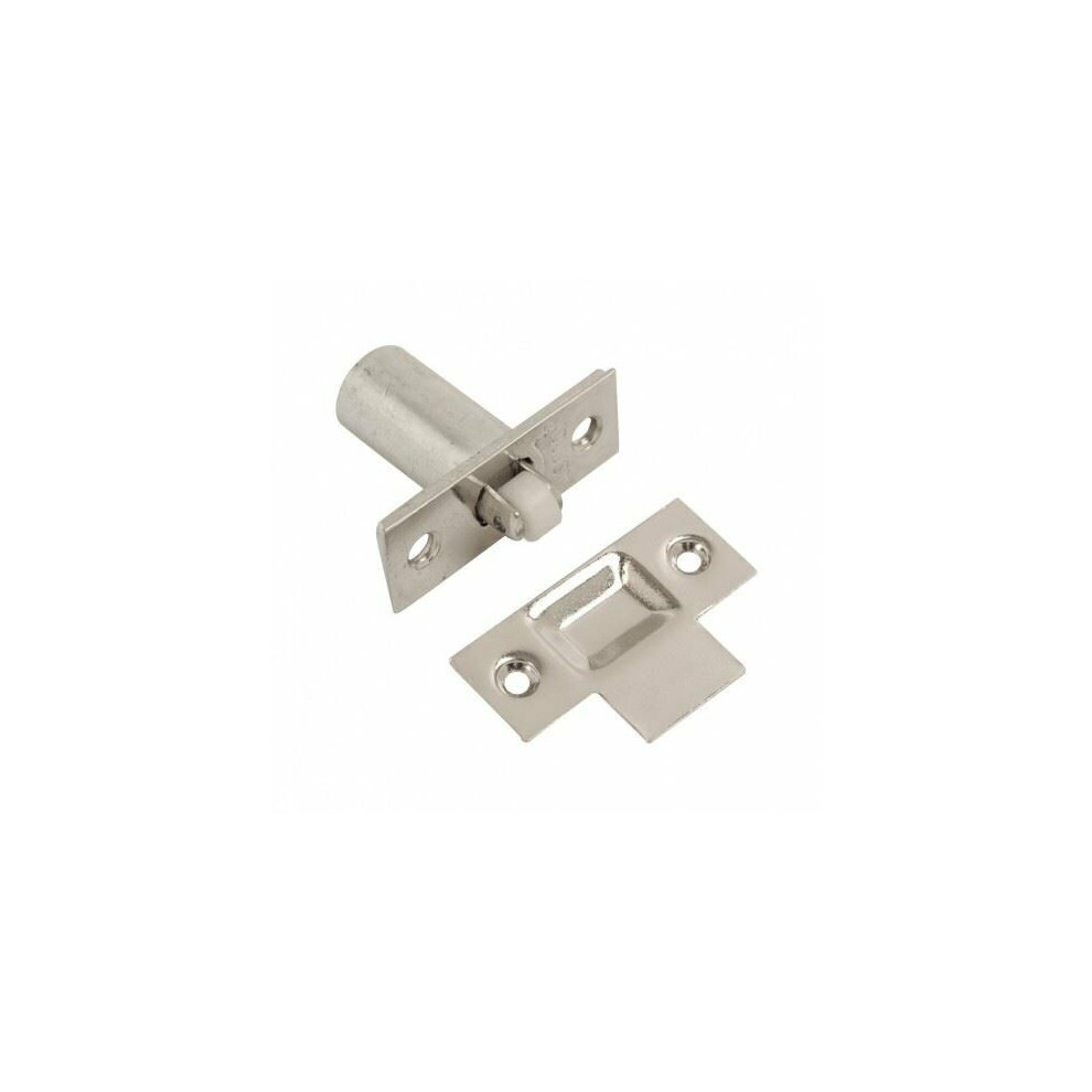 Adjustable Roller Bolt Door Catch Nickel Plated Finish 5017178072208