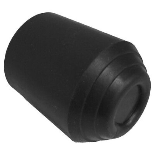 Black Walking Stick Ferrules, Light Duty, 19mm (3/4 Inch) Midi 2 Ferrules 1