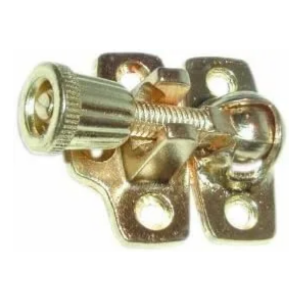 Discount Hardware Uk Electro Brass Screw Down Sash Window Fastener- Brighton Style
