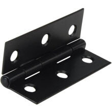 Forge 75mm Butt Hinge with Powder Coated Finish - Black (Pack of 2)