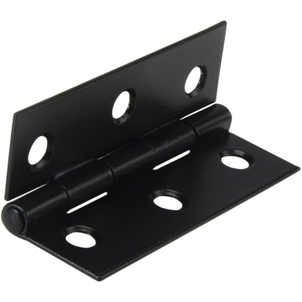 Forge 75Mm Butt Hinge With Powder Coated Finish - (Pack Of 2) Black