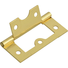 60MM Flush Hinge with Brass Finish