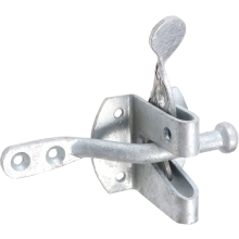 Galvanised Auto Gate Latch/Catch - Heavy Duty Self-Locking Garden/Outdoor Lock