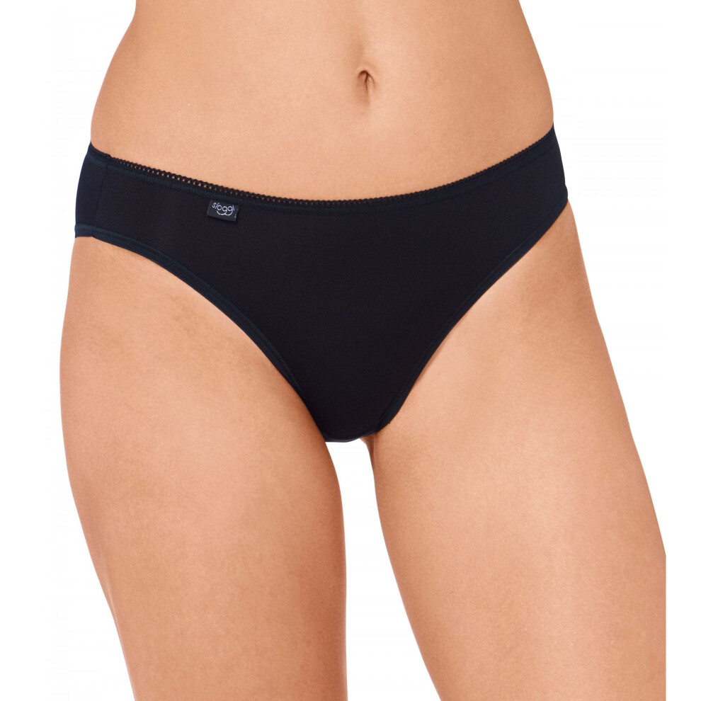 (12) 24/7 Microfibre Tai Hipster Brief, Black