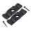 Pair of Black Turn Button Latch Catch - 2 x 50mm 4