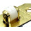 1 x Adjustable Roller Ball Door Spring Catch Lock Nylon Internal Latch Brass 3