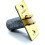 1 x Adjustable Roller Ball Door Spring Catch Lock Nylon Internal Latch Brass 2