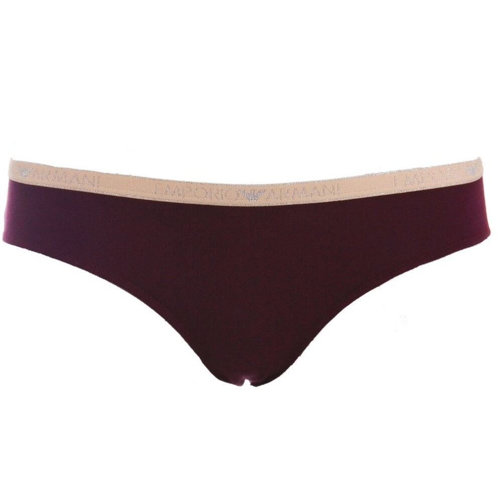 (XS) Visibility Sparkle Logo Brief, Plum Violet