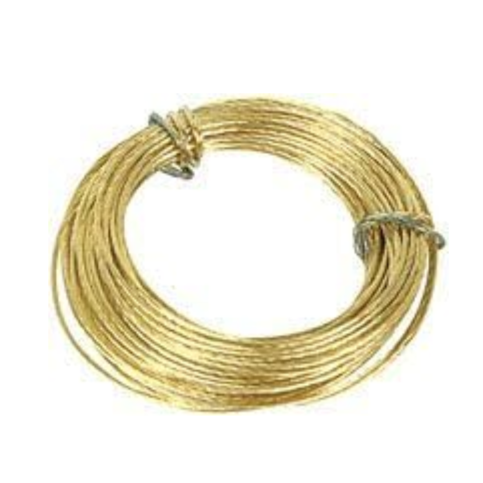 Brass Wire 2 Packs Of 6M. (12M) For Picture Hanging 5055169804483