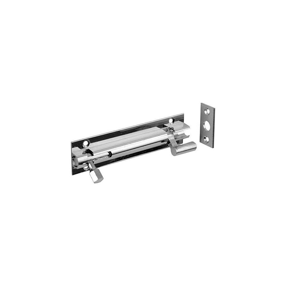 Door Bolt Chrome 100Mm Necked 5054480367349