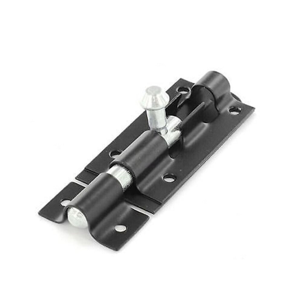 100Mm(4") - Door Bolt Black Tower Bolt Gate Shed Door Slide Bolt 8481333295547