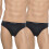 Sloggi (L) 2-Pack Basic Men's Mini Briefs, Black 2