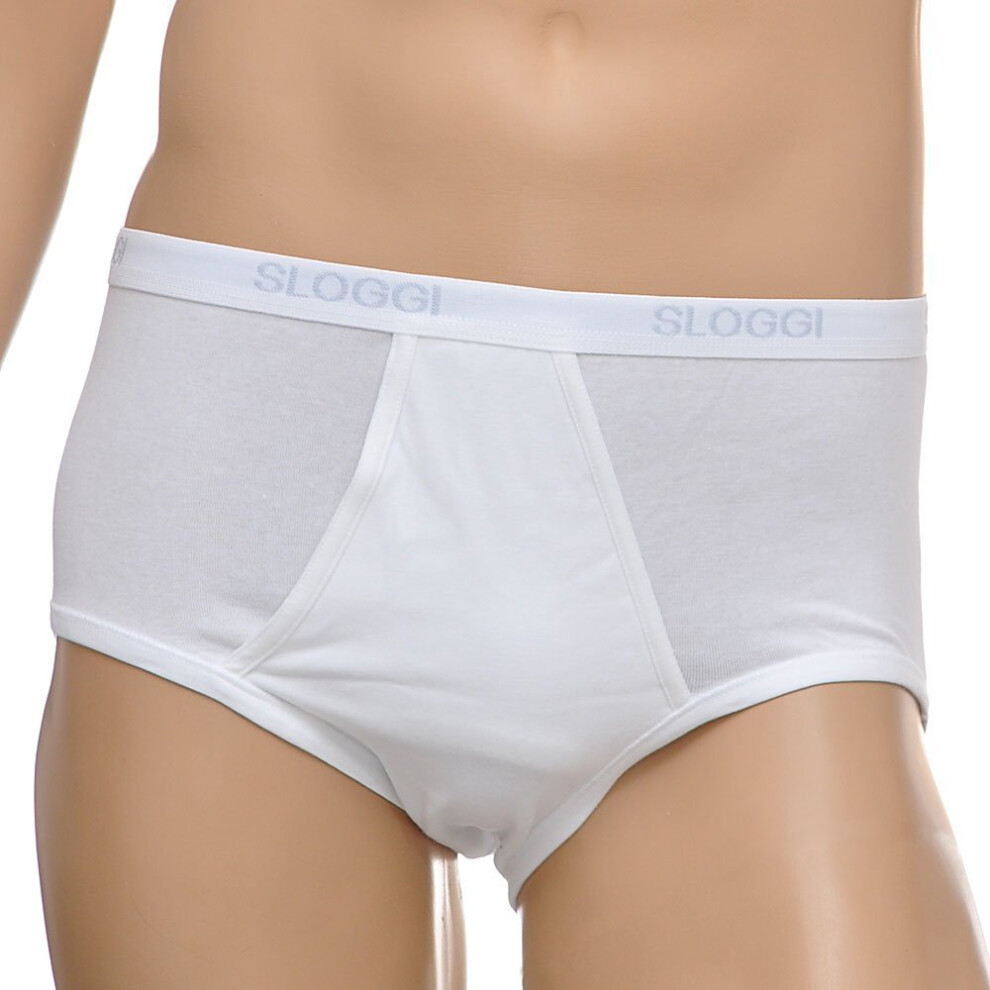Sloggi Men's White (Xxl) Basic Maxi Brief,