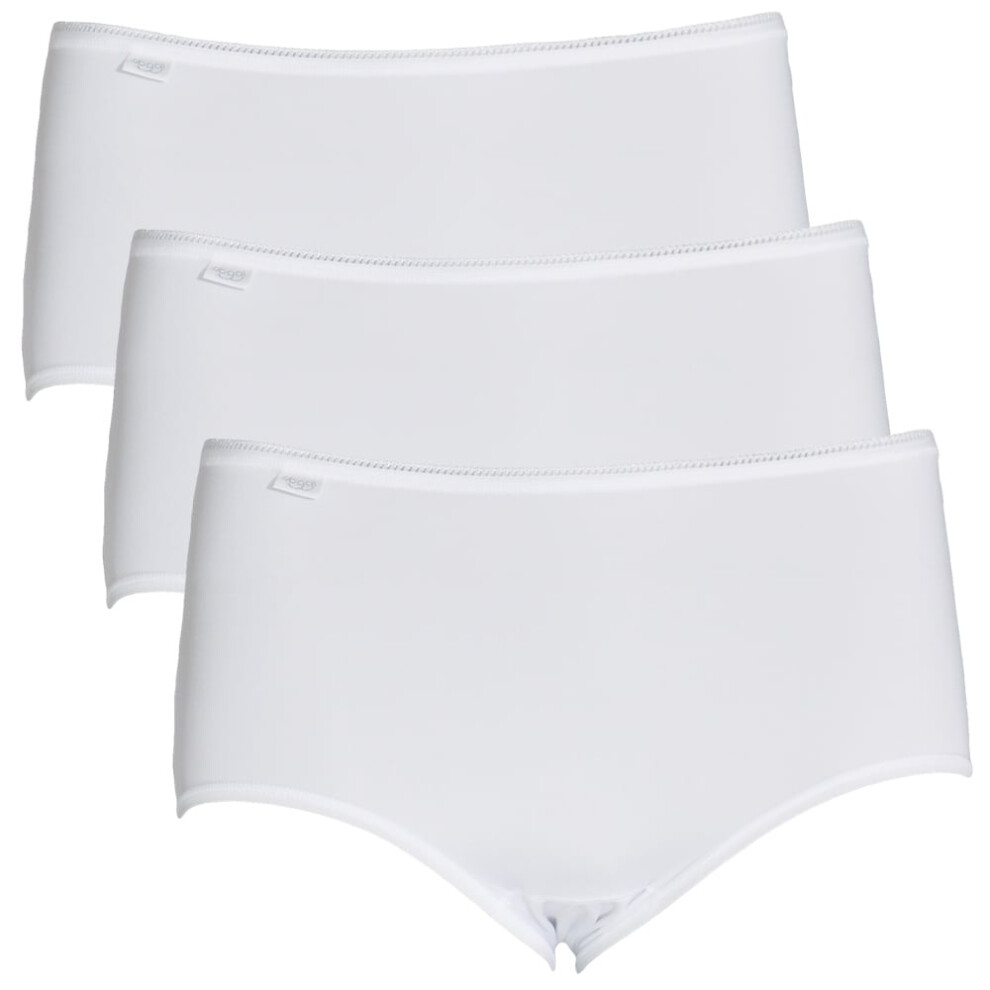 (10) 24/7 Microfiber Midi Brief 3-Pack, White