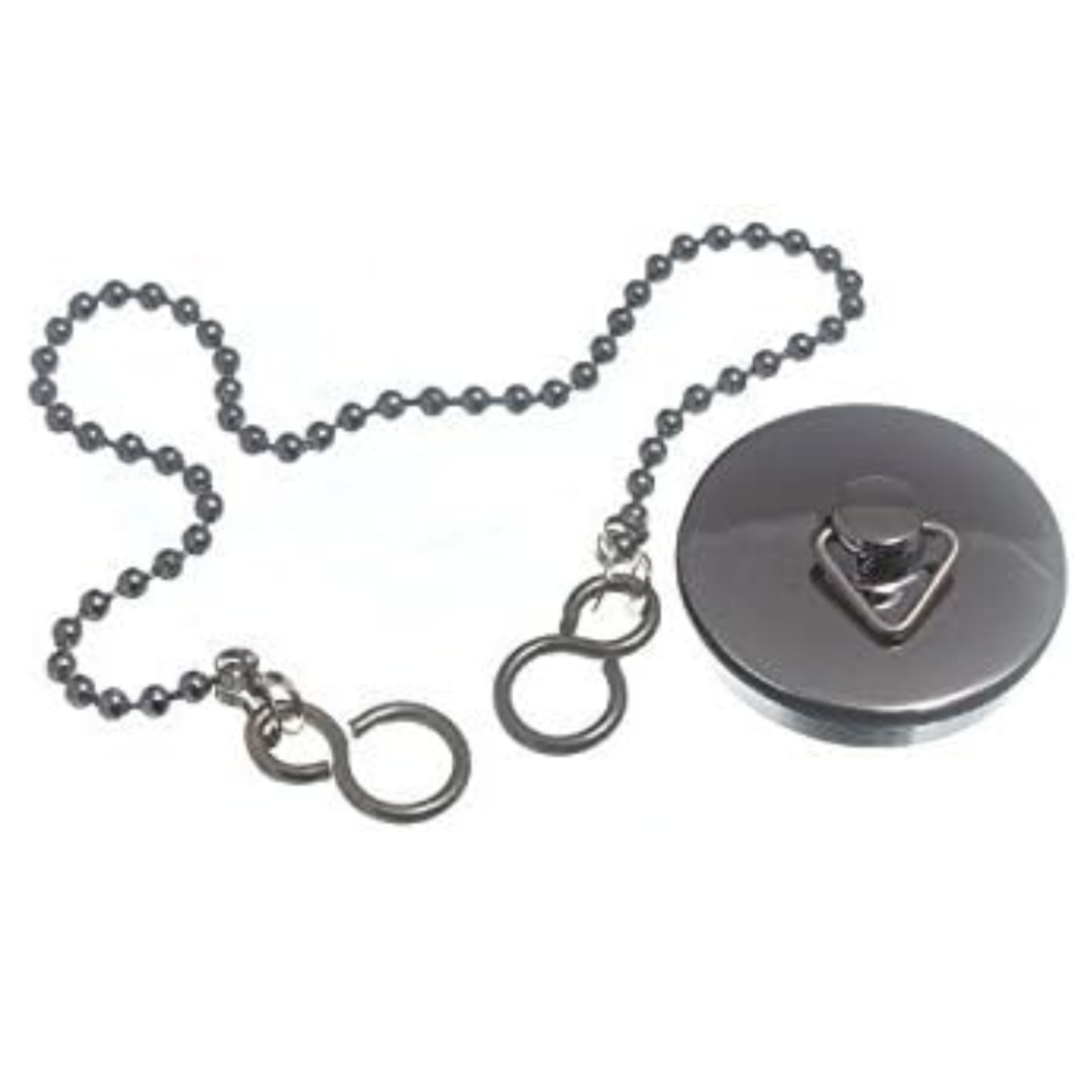 Basin Plug Chrome 38Mm 1 1/2 Inch With 300Mm Chain 5053988015936