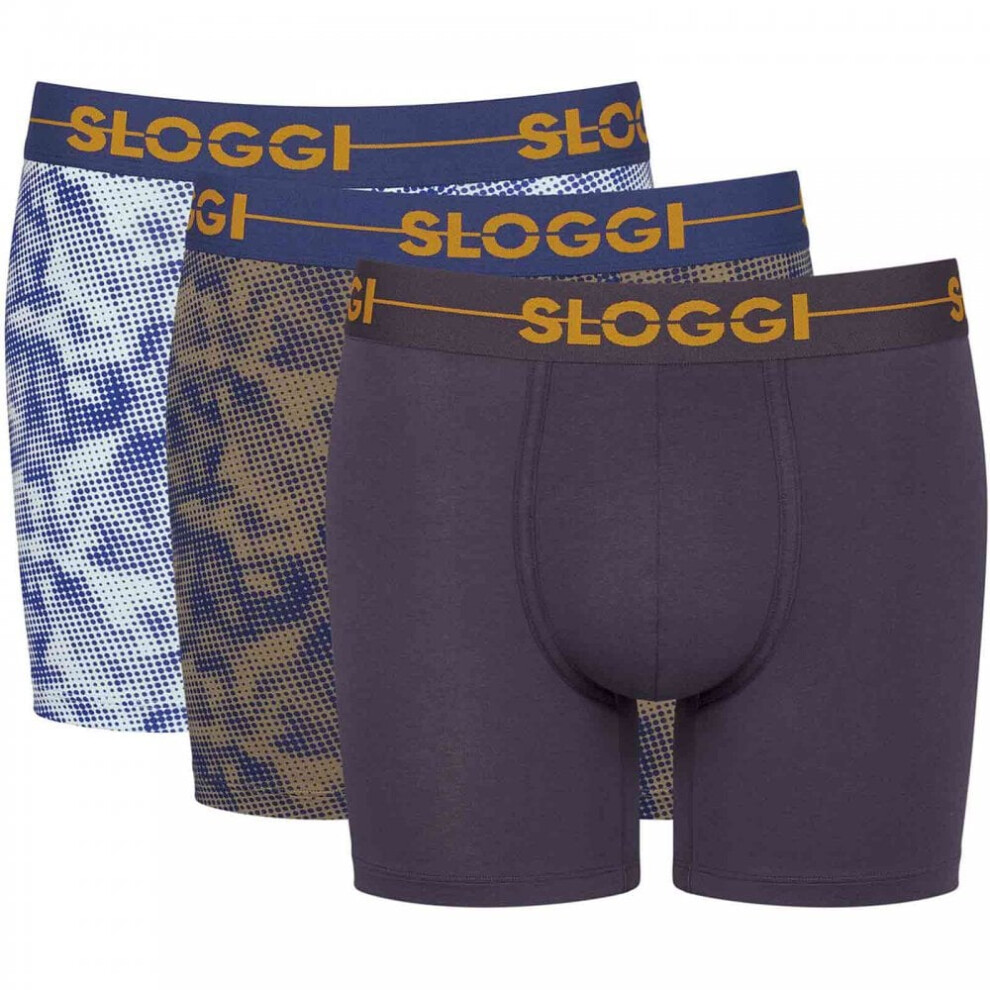 (S) Go 3-Pack Short, Green Combination