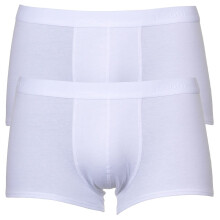 (XXL) 24/7 2-Pack Hipster Boxer Trunks, White