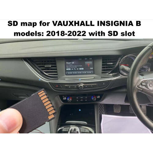 Vauxhall Opel Insignia SD Card Navigation Map Update 84574971 - 2019