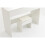 Westwood WestWood White Dressing Makeup Table Set Stool Adjust LED Mirror Shelves Drawers 10