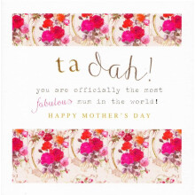 Stephanie Rose Ta Dah Fabulous Mum Mother's Day Greeting Card Art Range Cards